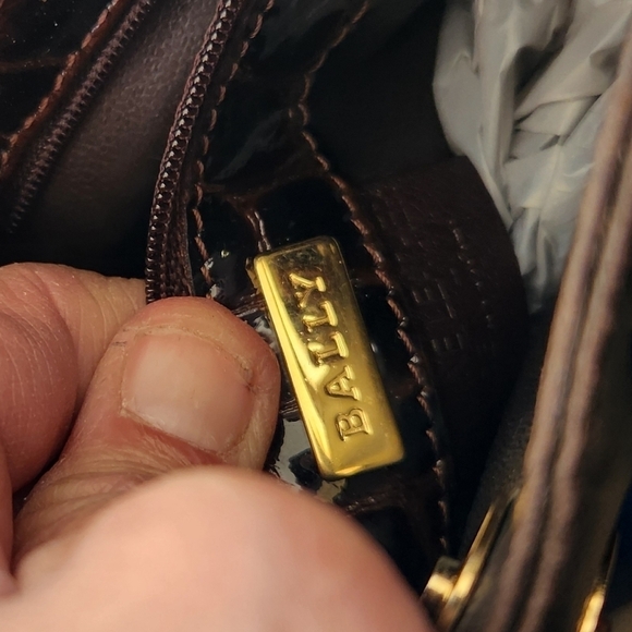 VINTAGE‎ BALLY LEATHER CONVERTIBLE BAG - Picture 7 of 10